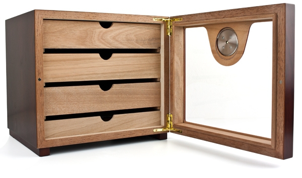 Humidor Cabinet Mini Wood Optic