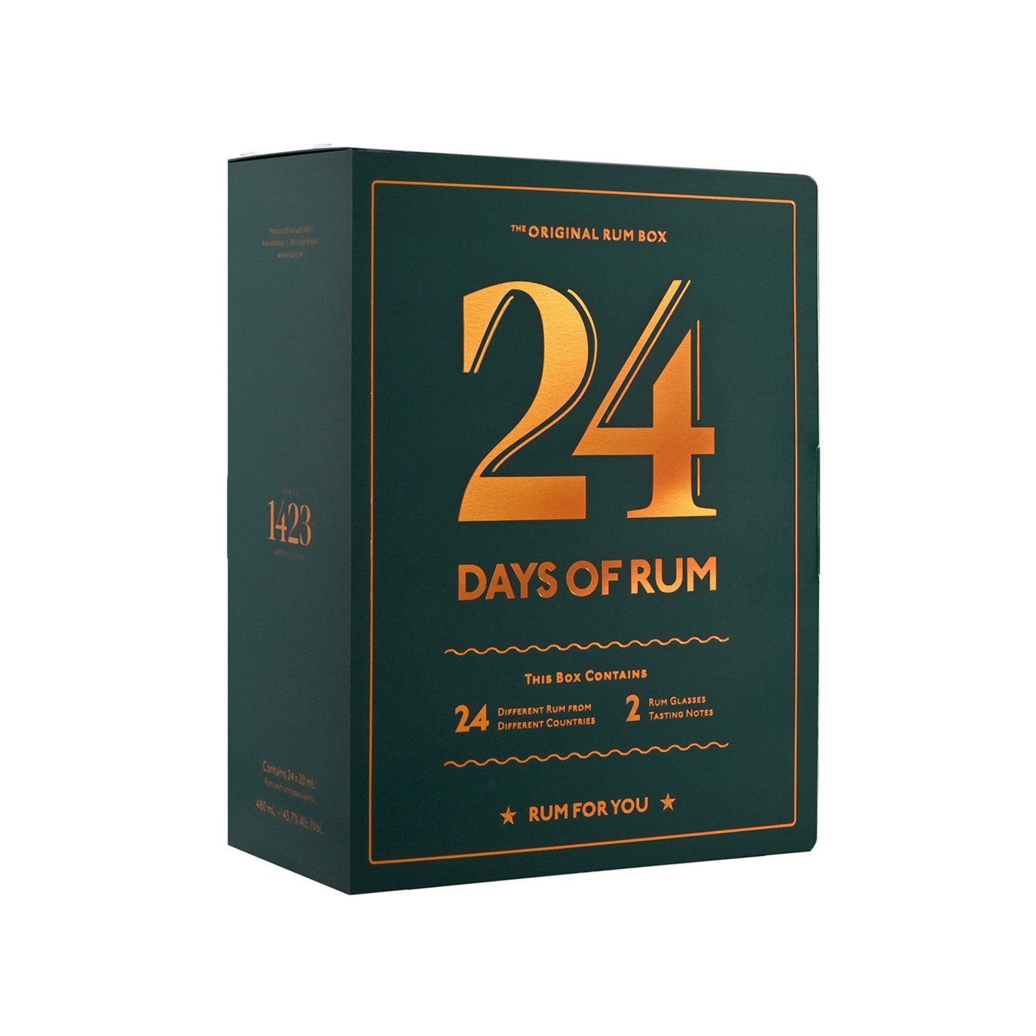 24 Days of Rum Green Edition Adventskalender 24 x 0,02l