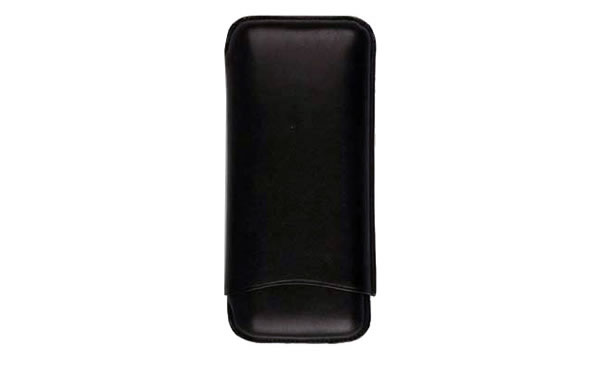 Cigarren-Etui Leder schwarz,  Corona 620/533